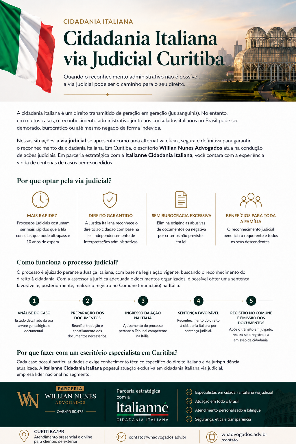 cidadania italiana via judicial curitiba