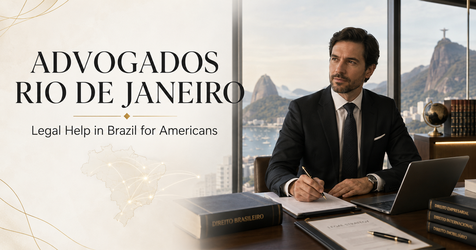 Advogados Rio de Janeiro legal help in Brazil for Americans dealing with probate, real estate, business, contracts and disputes.