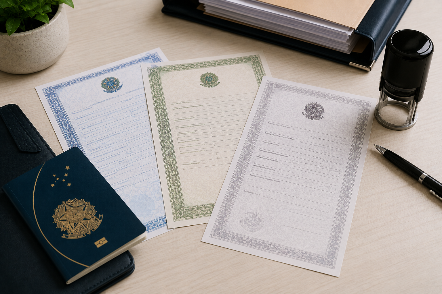 Brasileiros no exterior podem precisar de certidões brasileiras atualizadas para atos civis e patrimoniais